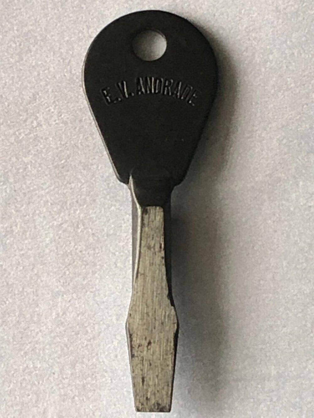 Vintage PROFESSIONAL PROTO MFG U.S.A. Keychain Screwdriver E.V. ANDRADE